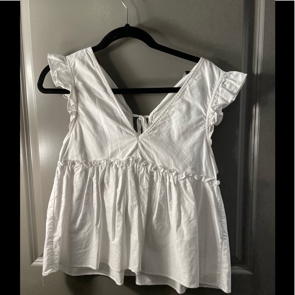 Zara White Tank top